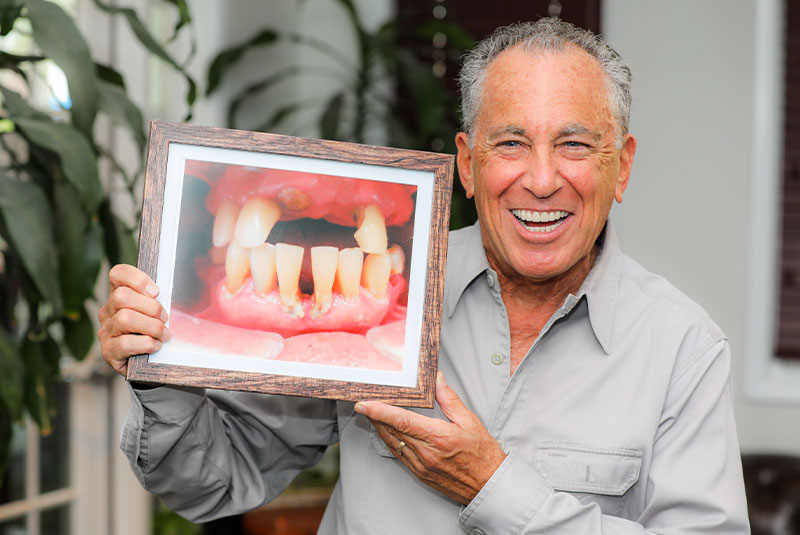 dental patient smiling